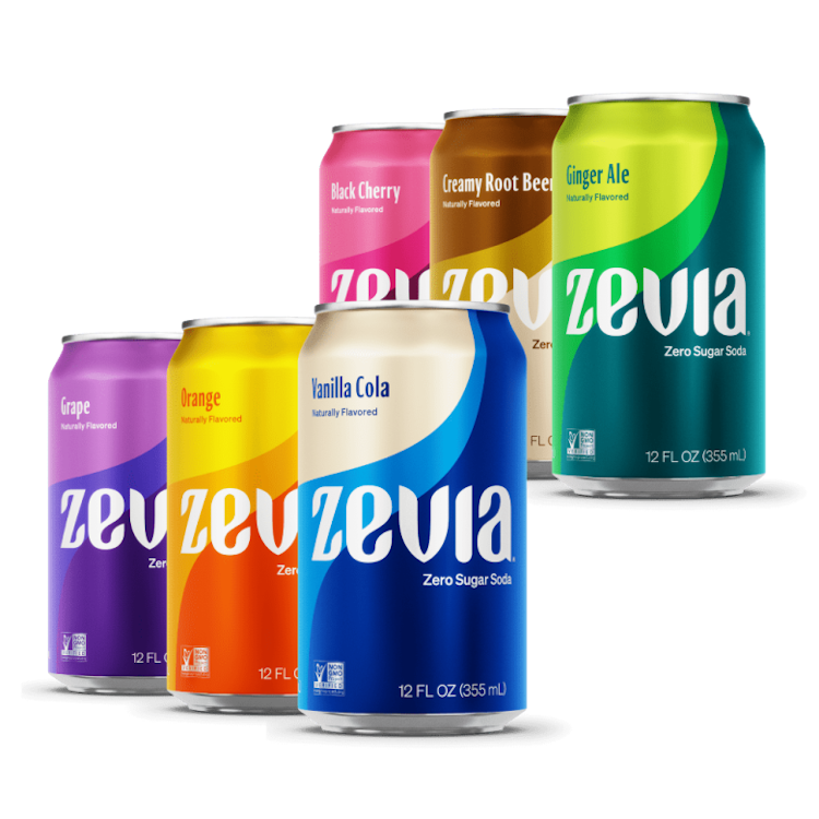 6-Flavor Rainbow Soda Variety