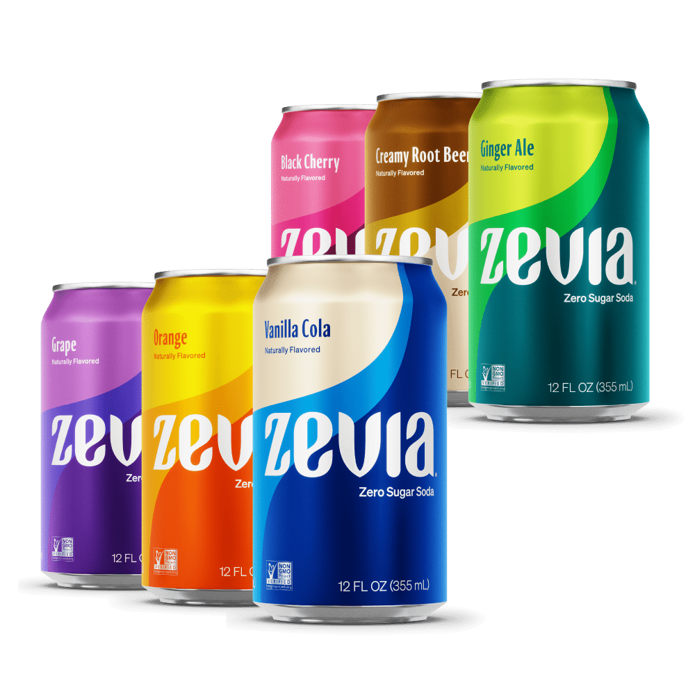 6-Flavor Rainbow Soda Variety